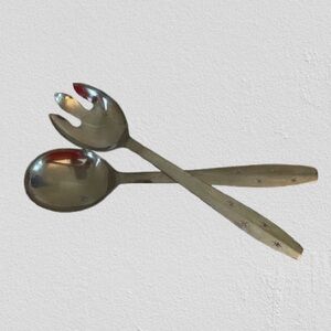 Vintage MCM Salad Serving Set